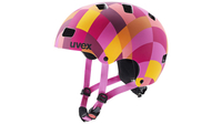 Uvex Kid 3 CC Jugendhelm RED CHECKERED MAT 51-55CM