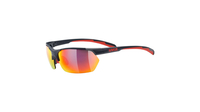 Uvex Sportstyle 114 Fahrradbrille GREY RED MAT ONE SIZE