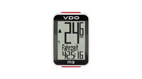 VDO M3 WL Fahrradcomputer WEISS/ROT