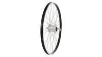 Vorderrad mit Nabendynamo 24 Zoll DH-C3000-3N SCHWARZ/SILBER