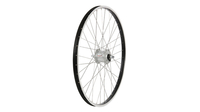 Vorderrad mit Nabendynamo 26 Zoll DH-C3000-3N SCHWARZ/SILBER