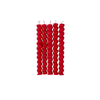 Baumkerzen rot glatt gedreht 20er-Set