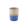 Becher creme / blau