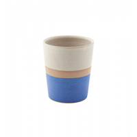 Becher creme / blau