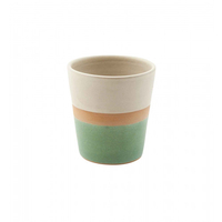 Becher creme / grün