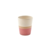 Becher creme / rosa