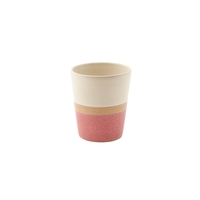 Becher creme / rosa