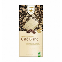 Bio Schokolade Café Blanc
