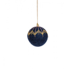 Christbaumschmuck Kugel blau / gelb