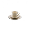 Espresso Set Flora creme