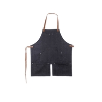 Gartenschürze aus Jeans mit Taschen