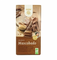 GEPA Bio Vollmilchschokolade Mascobado