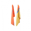 Geschirrtücher 2er Set,  rotorange und currygelb