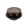 Glasschale bauchig klein,  aubergine