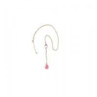 Halskette Stein rosa