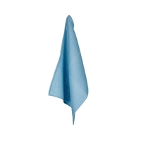 Handtuch Bio-Baumwolle Waffelpique blau