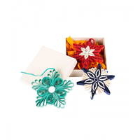 Hänger Sterne rot / blau / türkis,  3-teilig