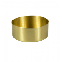 Kerzenhalter Messing M gold matt