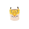 Kinderkorb Leopard natur / gelb