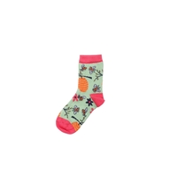 Kindersocken Biene grün Größe 19-22