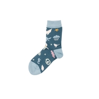 Kindersocken Erde petrol / rosa Gr. 19-22