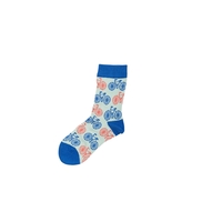 Kindersocken Fahrrad grün / blau Gr. 19-22