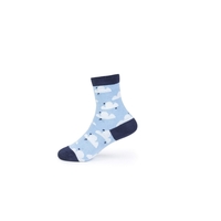 Kindersocken Wolken,  blau / weiß,  Gr. 27-30