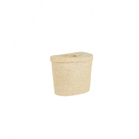 Korb mit Deckel oval S