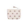 Kosmetiktasche Punkte beige M