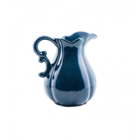 Krug Flora dunkelblau