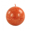 Kugelkerze dunkelorange