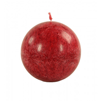 Kugelkerze rot