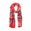 Modalschal Linea rot/ bunt