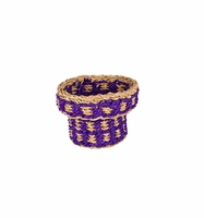 Pflanzenkorb blauviolett