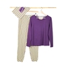 Pyjama für Damen,  Eulalia lila,  Gr. XL