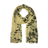 Schal Distelmotiv grün / beige