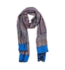 Schal Modal Paisley blau / bunt