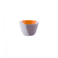 Schale Thuy weiß / grau / orange S
