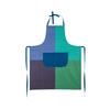Schürze grün / blau Erwachsene