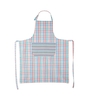 Schürze Karo weiß / bunt