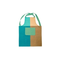 Schürze Kinder grün / gelb / blau