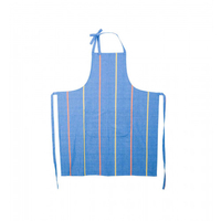 Schürze navyblau mit Streifen