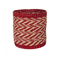 Seegraskorb rot/ natur