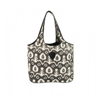 Shopper Ikat schwarz/ weiß