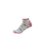 Sneaker Socken Bio Baumwolle,  Fisch mauve,  Gr. 43-46