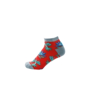 Sneaker Socken Libelle,  rot,  Gr. 39-42