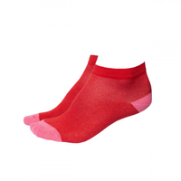 Sneaker Socken rot / pink,  Gr. 39-42