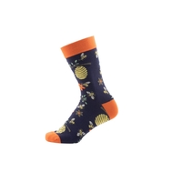 Socken Biene blau Größe 35-38