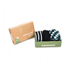 Socken Geschenkbox blau 3tlg. Set,  Gr. 42-45