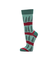 Socken grün / blau / rot Tannenbaum Gr. 39-42